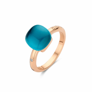 Bigli Mini Sweety Mini Sweety Ring mit London Blau Topas und Perlmutt 20R88Rlobmp bei Juwelier Mayrhofer in Linz