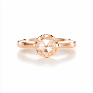 Jochen Pohl Ring mit Diamantrose C6-6 VIII-R Rosé Diamantrose bei Juwelier Mayrhofer in Linz