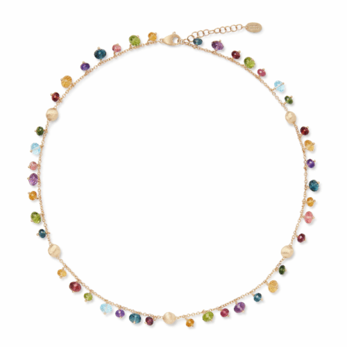 Marco Bicego Africa Gemstones Chokerkette mit bunten Edelsteinen CB2781_MIX02 bei Juwelier Mayrhofer in Linz