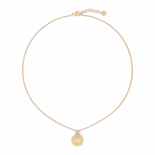 Marco Bicego Africa Halskette aus Gelbgold mit Kugelanhänger und Diamanten CB2829_B_YW_Q6 bei Juwelier Mayrhofer in Linz