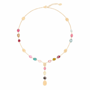 Marco Bicego Lunaria Color 18K Gelbgold Lariat Turmalin Halskette CB2870-B_TM01_Y_02 bei Juwelier Mayrhofer in Linz