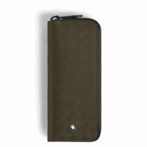 Montblanc Etui für 2 Schreibgerät mit Reißverschluss aus Extreme Leder MB221458 bei Juwelier Mayrhofer in Linz