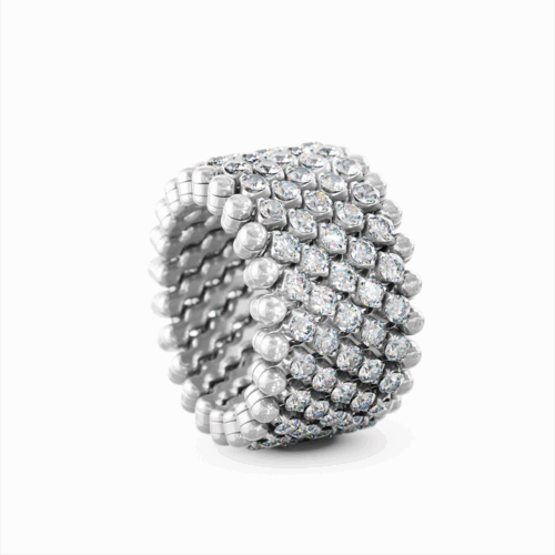 Serafino Consoli Brevetto Multisize Ring Brevetto RMS 7M2 WG WD bei Juwelier Mayrhofer in Linz