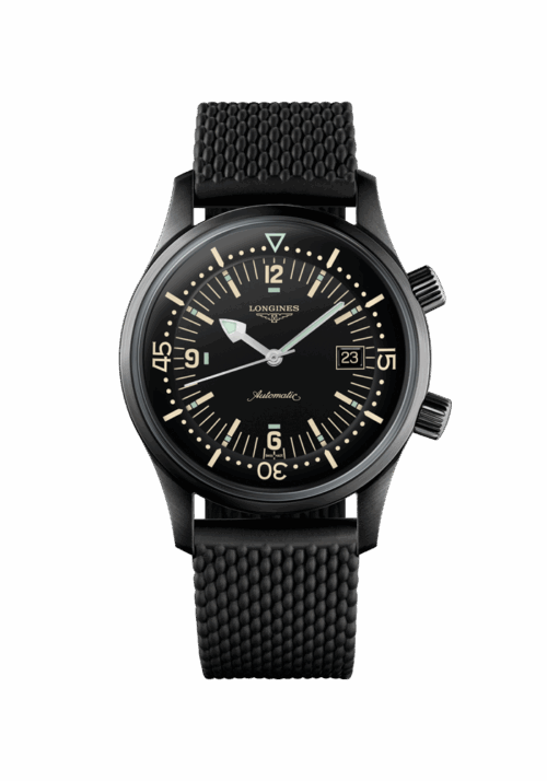 Longines Heritage Longines Legend Diver Watch L3.774.2.50.9 bei Juwelier Mayrhofer in Linz