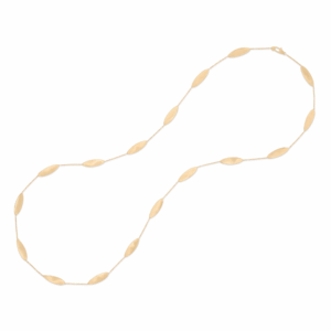 Marco Bicego Lunaria Lunaria Twist Lange Halskette mit Blättern aus 18 Karat Gelbgold CB2897_Y_02 bei Juwelier Mayrhofer in Linz