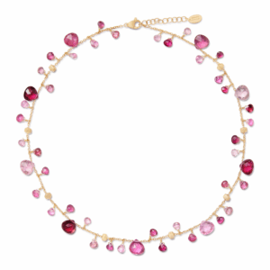 Marco Bicego Paradise einreihige Halskette mit rosa Turmalinen CB2584-E_TR01 bei Juwelier Mayrhofer in Linz