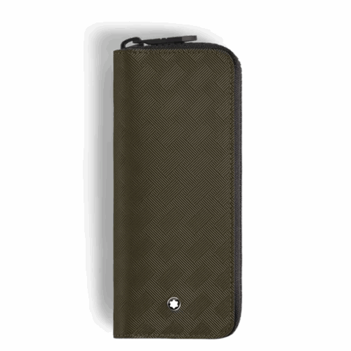 Montblanc Etui für 2 Schreibgerät mit Reißverschluss aus Extreme Leder MB221458 bei Juwelier Mayrhofer in Linz