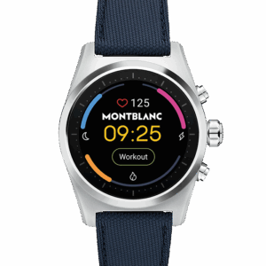 Montblanc Summit Montblanc Summit Lite Aluminium in Grau mit Stoffarmband MB128411 bei Juwelier Mayrhofer in Linz