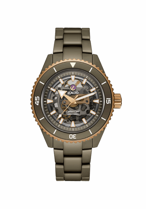 Rado Captain Cook Captain Cook High-Tech Ceramic Skeleton R32150162 bei Juwelier Mayrhofer in Linz
