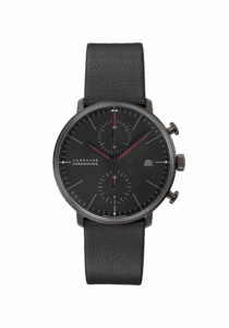 Junghans Junghans max bill max bill Chronoscope Bauhaus 027/4409.02 bei Juwelier Mayrhofer in Linz