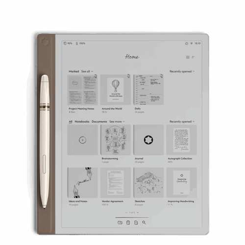 Montblanc Montblanc Digital Paper Elixir in Goldfarben MB135011 bei Juwelier Mayrhofer in Linz