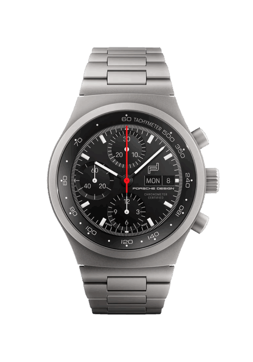 Porsche Design Chronotimer Collection Chronograph 1 – All Titanium Numbered Edition 6043.7.02.001.02.5 bei Juwelier Mayrhofer in Linz