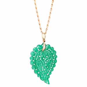 Tamara Comolli India INDIA Anhänger grüner Onyx medium P-IND-m-Jad-rg bei Juwelier Mayrhofer in Linz