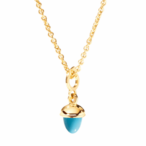 Tamara Comolli Mikado miniMIKADO Anhänger Türkis in Gelbgold P-mMC-Tur-yg bei Juwelier Mayrhofer in Linz