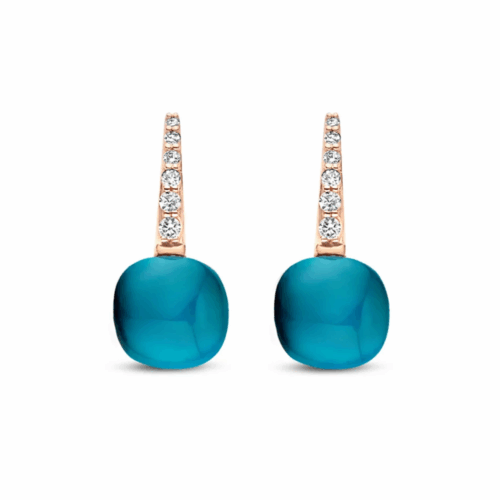 Bigli Mini Sweety Mini Sweety Ohrringe mit London Blue 20O123Rlobmpdia bei Juwelier Mayrhofer in Linz