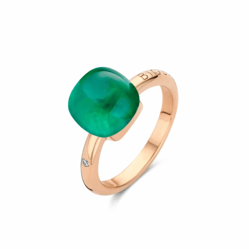 Bigli Mini Sweety Mini Sweety Ring mit Smaragd und Perlmutt 20R88Rcrsmermp bei Juwelier Mayrhofer in Linz