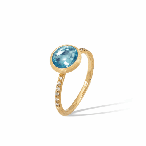 Marco Bicego Jaipur Color Ring aus Gold mit Topas und Diamanten AB632-B-TP01 bei Juwelier Mayrhofer in Linz