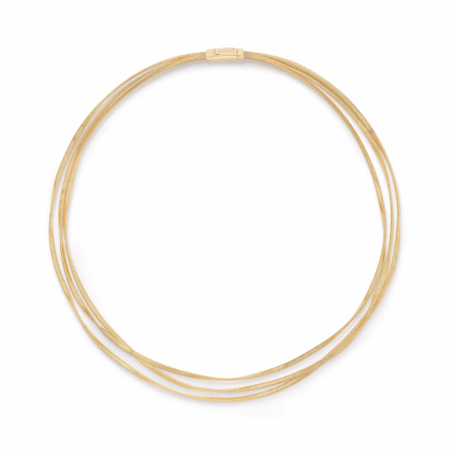 Marco Bicego Marrakech Dreireihige Halskette aus Gelbgold CG848 bei Juwelier Mayrhofer in Linz