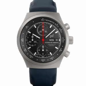 Porsche Design Chronograph 1 Chronograph 1 – All Titanium Numbered Edition with leather strap 6043.7.02.001.12.3 bei Juwelier Mayrhofer in Linz
