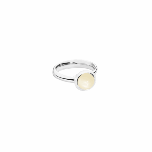 Tamara Comolli Bouton BOUTON Small Ring mit Sand Mondstein R-BOU-s-MoSa-wg bei Juwelier Mayrhofer in Linz