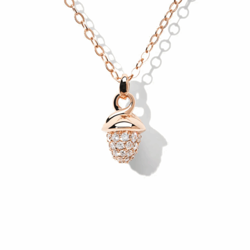 Tamara Comolli Mikado myMIKADO Halskette mit Diamant Pavé  N-MM-p-rg bei Juwelier Mayrhofer in Linz