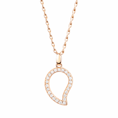 Tamara Comolli Signature SIGNATURE Anhänger mit Diamant Pavé P-Sig-l-pl-rg bei Juwelier Mayrhofer in Linz