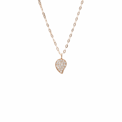 Tamara Comolli Sparkle SPARKLE Drop Kette mit Diamant Pavé C-Spa-1-Dr-p-rg bei Juwelier Mayrhofer in Linz