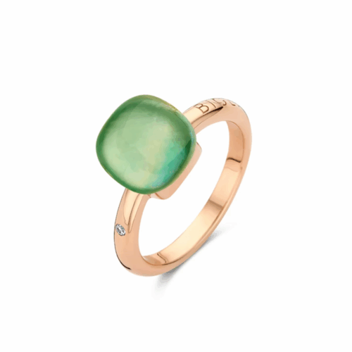 Bigli Mini Sweety Mini Sweety Ring mit grüner Aventurin und Zitronenquarz 20R88Rleavvermp bei Juwelier Mayrhofer in Linz