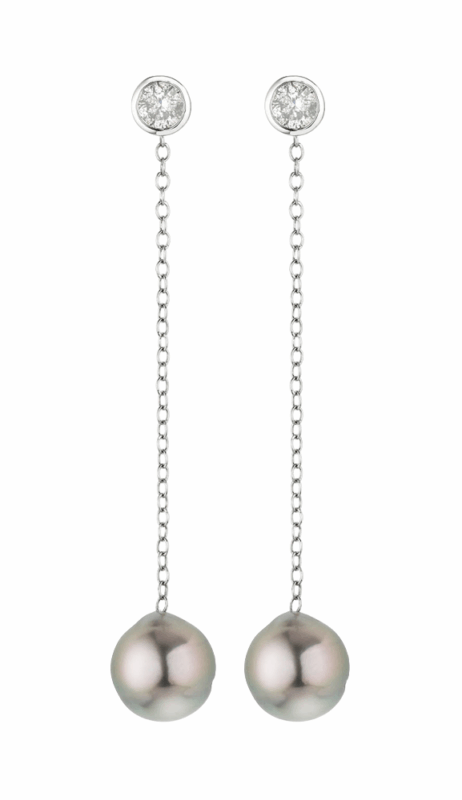 Gellner Salt ´N Pepper Ohrstecker mit Einhänger Tahiti-Perlen 5-24871-01 bei Juwelier Mayrhofer in Linz