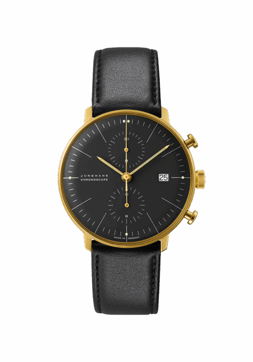 Junghans Junghans Max Bill Max bill Chronoscope Edition 027/7501.02 bei Juwelier Mayrhofer in Linz