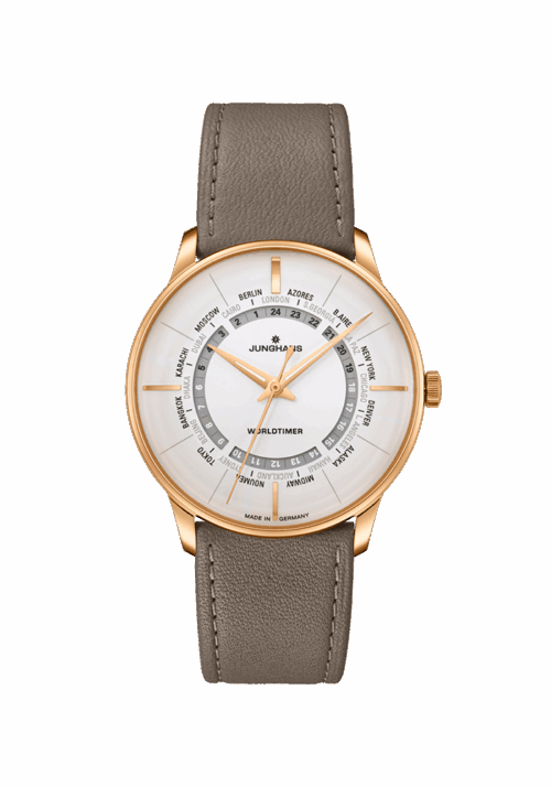 Junghans Junghans Meister Junghans Meister Meister Worldtimer 027/5012.02 bei Juwelier Mayrhofer in Linz