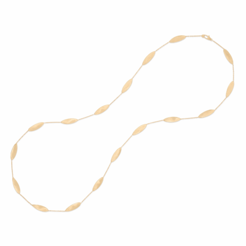 Marco Bicego Lunaria Lunaria Twist Lange Halskette mit Blättern aus 18 Karat Gelbgold CB2897_Y_02 bei Juwelier Mayrhofer in Linz