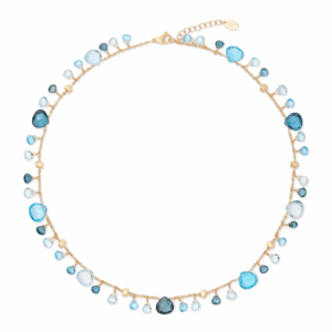 Marco Bicego Paradise einreihige Halskette mit Topas-Mix CB2584-E_TP01 bei Juwelier Mayrhofer in Linz