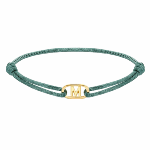 Minitials Signature line Oval eine Signature Satin Armband SB-SIO-M1 bei Juwelier Mayrhofer in Linz