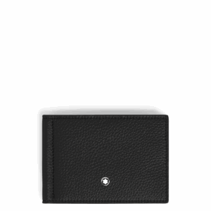 Montblanc Brieftasche 6 cc mit Geldscheinklammer aus Grain Leder MB221402 bei Juwelier Mayrhofer in Linz