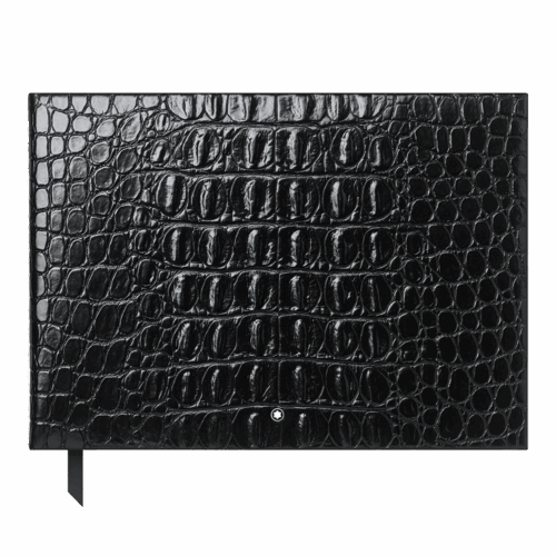 Montblanc  Guest Book Croco Print Black MB128492 bei Juwelier Mayrhofer in Linz