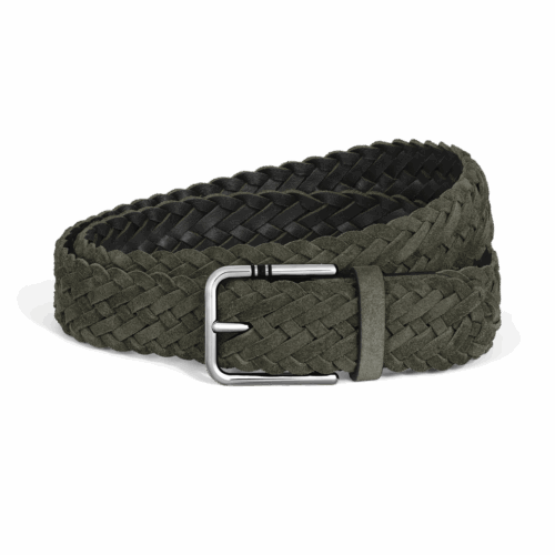 Montblanc Meisterstück 35-mm-Gürtel aus Veloursleder mit quadratischer Meisterstück Schließe M MB222249 bei Juwelier Mayrhofer in Linz