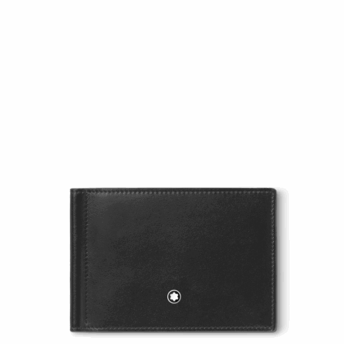 Montblanc Meisterstück Brieftasche 6 cc mit Geldscheinklammer aus Meisterstück Leder MB198313 bei Juwelier Mayrhofer in Linz
