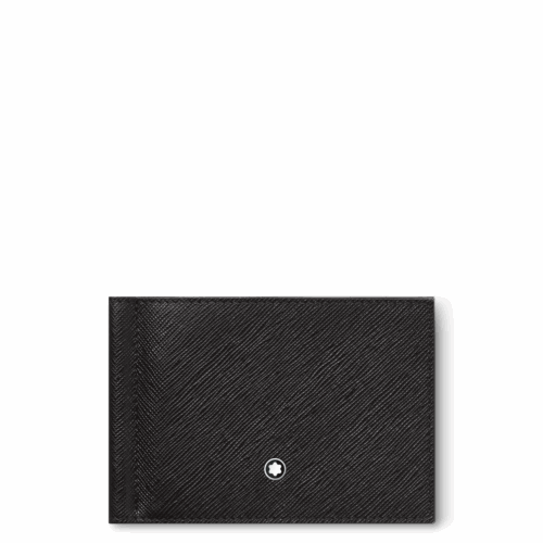 Montblanc Sartorial Brieftasche 6 cc mit Geldscheinklammer aus Sartorial Leder MB130316 bei Juwelier Mayrhofer in Linz