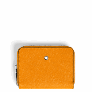 Montblanc Sartorial Mini-Brieftasche 2 cc mit Reißverschluss aus Sartorial Leder MB221504 bei Juwelier Mayrhofer in Linz