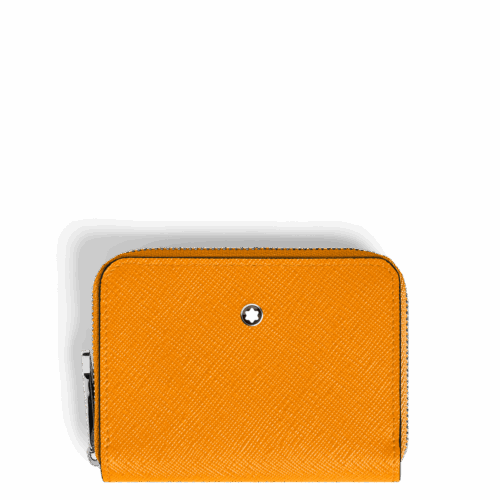 Montblanc Sartorial Mini-Brieftasche 2 cc mit Reißverschluss aus Sartorial Leder MB221504 bei Juwelier Mayrhofer in Linz