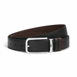 Montblanc Sartorial Wendbarer Gürtel mit rechteckiger Schließe 35 mm aus Sartorial Leder MB223441 bei Juwelier Mayrhofer in Linz