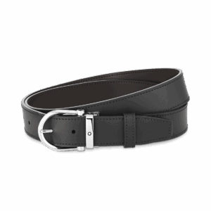 Montblanc Wendbarer Gürtel mit hufeisenförmiger Schließe 35 mm aus Leder MB128783 bei Juwelier Mayrhofer in Linz