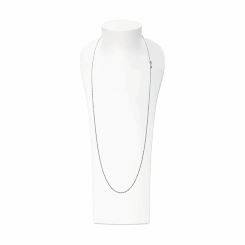 Tamara Comolli Eight EIGHT Kette 2,0mm 90cm 18Kt Weißgold C-Egt-2-wg-90 bei Juwelier Mayrhofer in Linz