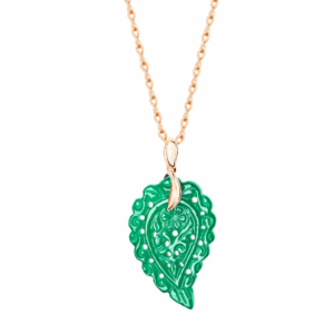 Tamara Comolli India INDIA Anhänger grüner Onyx small P-IND-s-Jad-rg bei Juwelier Mayrhofer in Linz